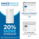 Avanti MaxxSpace Garage-Ready 21 cu. ft. Convertible Upright Freezer