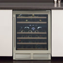 Avanti DESIGNER Series Dual-Zone Wine Cooler, 46 Bottle Capacity, in Stainless Steel