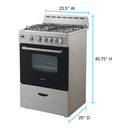 Avanti 24" Compact Gas Range Oven