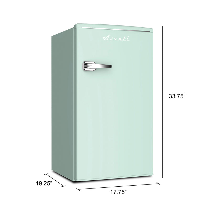 Avanti Retro Series Compact Refrigerator, 3.1 cu. ft.