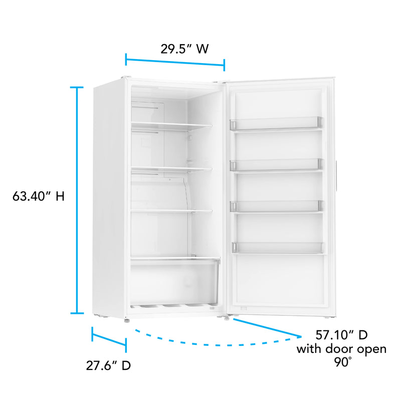 Avanti Garage Ready 17 cu ft. Frost Free Convertible Upright Freezer
