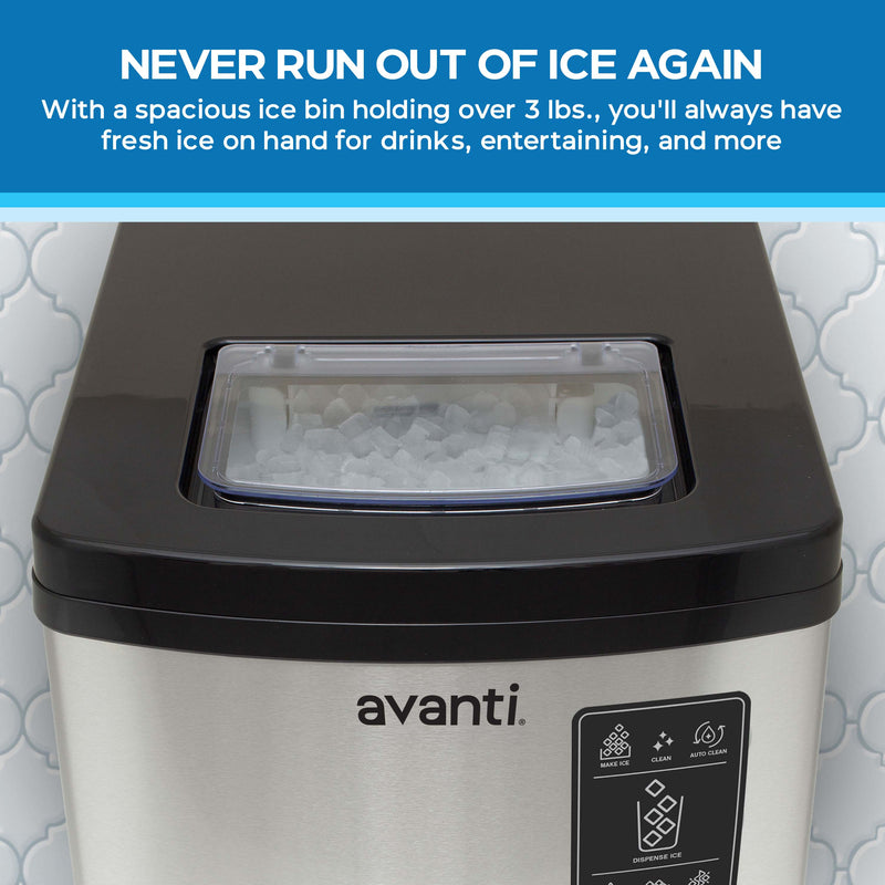 Avanti Digital Nugget Ice Maker with Dispenser