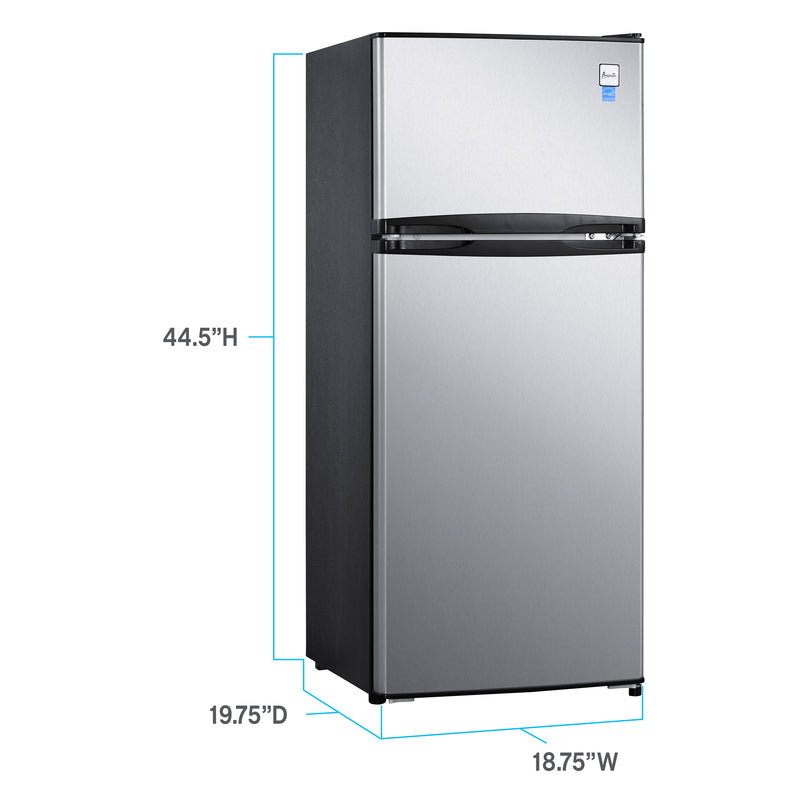 Avanti 4.5 cu. ft. Compact Refrigerator, in Stainless Steel (RA45B3S)