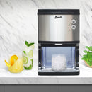 Avanti ELITE Series Countertop Nugget Ice Maker and Dispenser, 33 lbs, in Stainless Steel