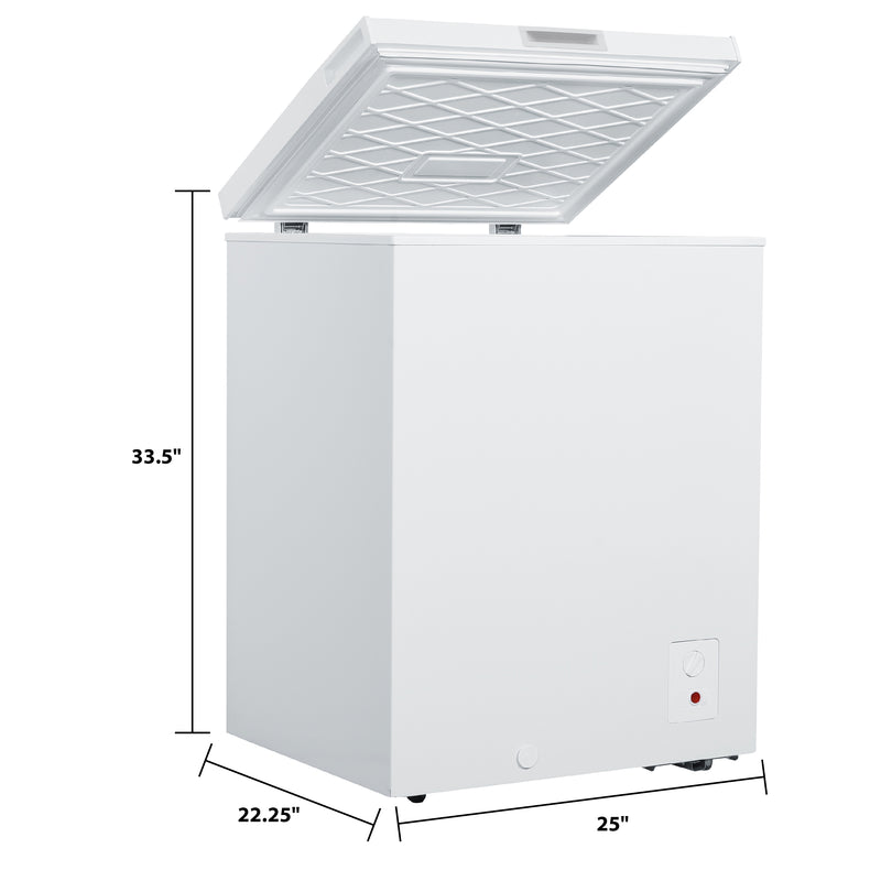 Avanti Garage Ready Chest Freezer, 5.0 cu. ft. Capacity, in Smoke Grey  (​AVCF50SG)