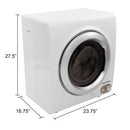 Magic Clean 2.6 cu. ft. Compact Front Loader Clothes Dryer