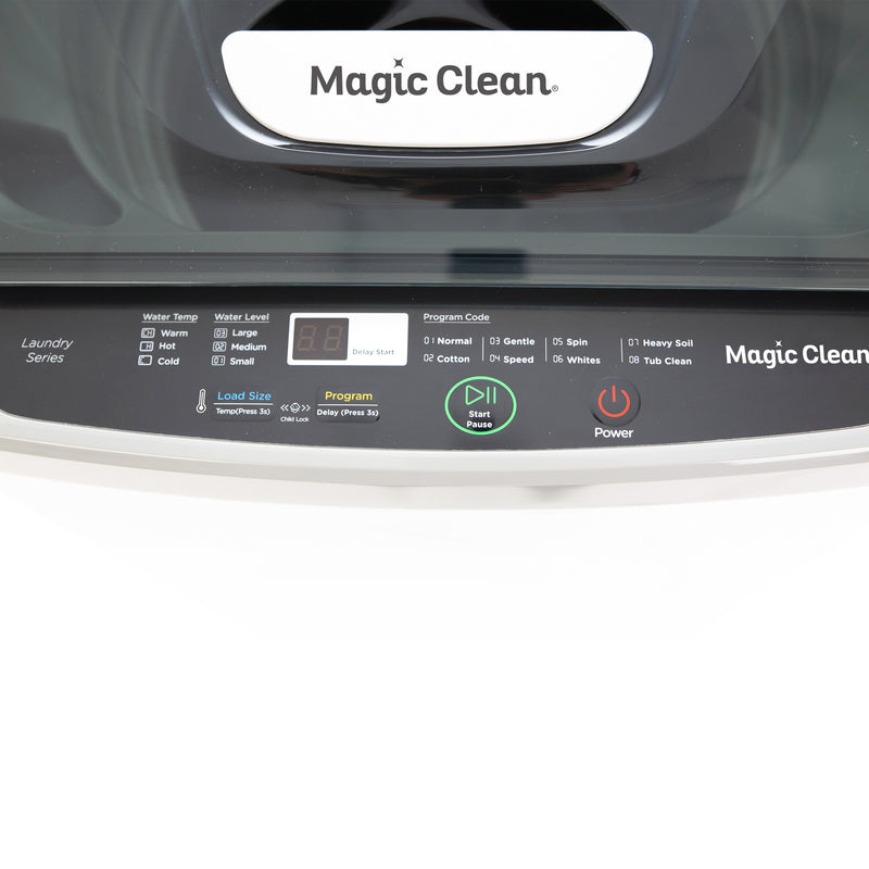 Magic Clean 1.38 cu. ft. Compact Top Loader Washer Machine