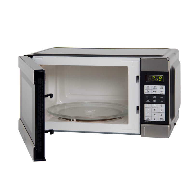 Hamilton Beach 1.1 cu. ft. Countertop Microwave Oven, 1000 Watts, White  Stainless Steel 