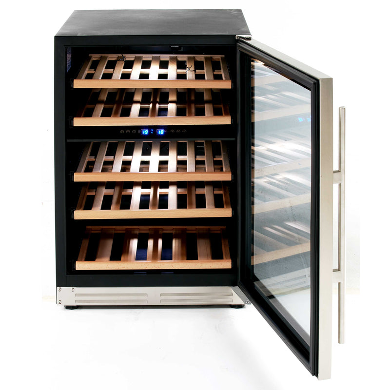 43 Bottle DESIGNER Series Dual-Zone Wine Cooler