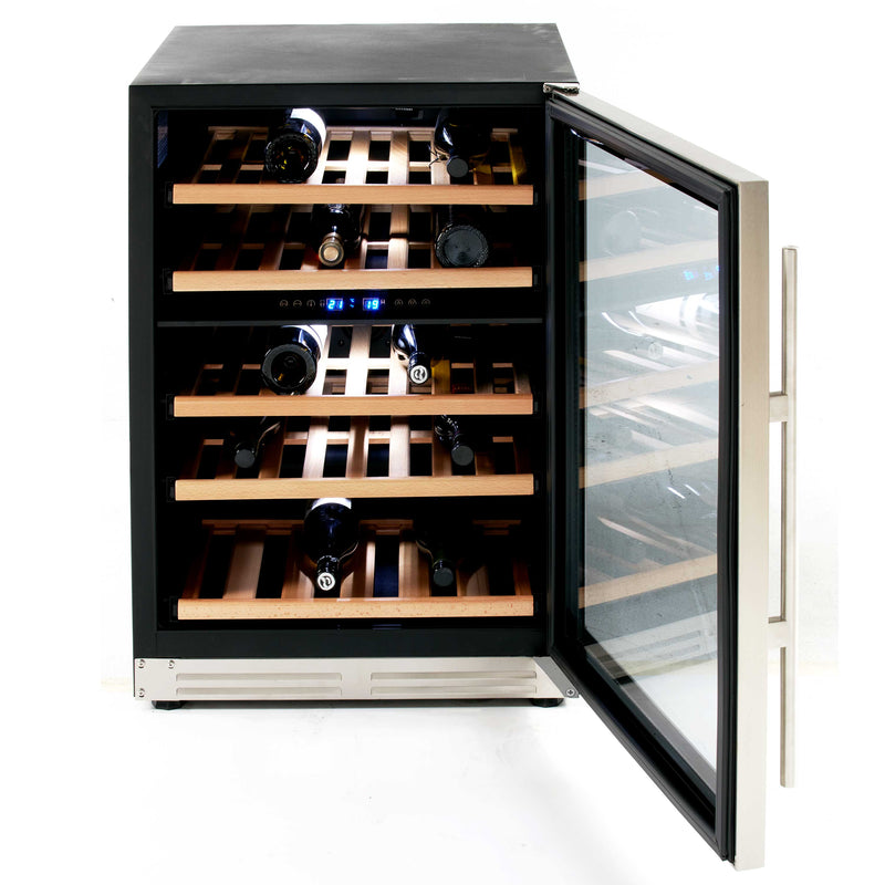 43 Bottle DESIGNER Series Dual-Zone Wine Cooler
