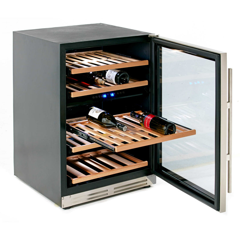 43 Bottle DESIGNER Series Dual-Zone Wine Cooler