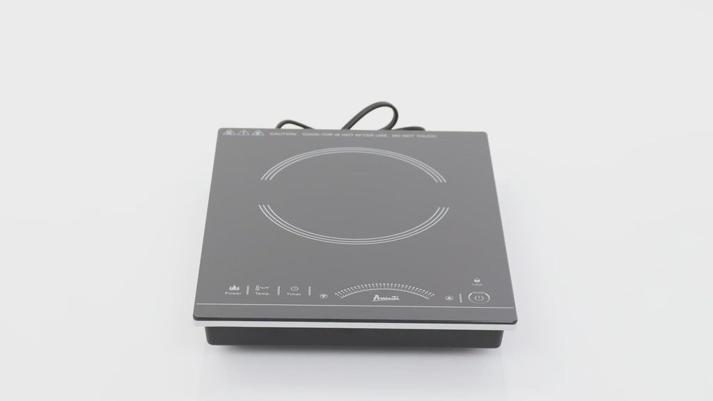 Avanti 1800W Portable Induction Cooktop, in Black (IH1800L1B-IS)